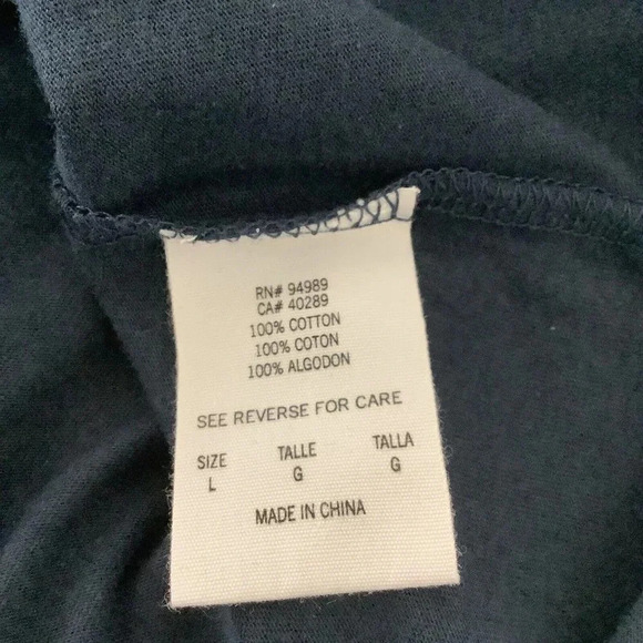 NBA New Orleans Pelicans Size Large Long Sleeve Shimmery Tee. New With Tags - Picture 7 of 9